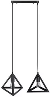 Lampy sufitowe - Elem Romb Wisząca Elem 6804/2 Black - miniaturka - grafika 1