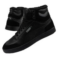 Buty sportowe męskie - Buty zimowe Puma Shuffle Mid M 387609 01 czarne - miniaturka - grafika 1