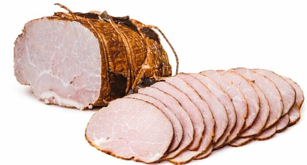 Szynka wiejska wędzona w plastrach 100g - Schronisko Bukowina