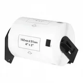 Papier do drukarek - Brother zamiennik DK-11240, 102mm x 51mm, etykiety papierowe - miniaturka - grafika 1