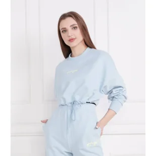HUGO Bluza Delive | Cropped Fit - Bluzy damskie - miniaturka - grafika 1