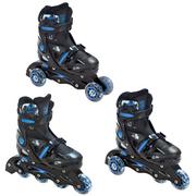 Rolki - Rolki Wrotki 3w1 Raven Singer Black/Blue 29-32 - miniaturka - grafika 1