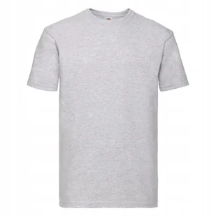 T-shirt Gruba Koszulka Męska 100% Bawełna Fruit Loom 610440 SZARY L - Koszulki męskie - miniaturka - grafika 1