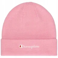 Czapki damskie - Czapka Champion Beanie Cap różowa 806064 PS146 - miniaturka - grafika 1