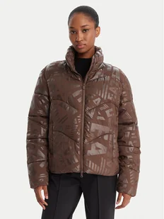 EA7 Emporio Armani Kurtka zimowa 7W000654 AF16408 F6104 Brązowy Regular Fit - Kurtki damskie - miniaturka - grafika 1