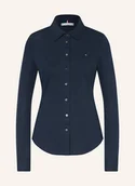 Koszule damskie - Tommy Hilfiger Koszula Z Piki blau - TOMMY HILFIGER - miniaturka - grafika 1