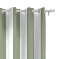 Zasłony - Zasłona SUMMER wzór SM19 | pasy szarozielone 150 x 280 cm tkanina standard - miniaturka - grafika 1