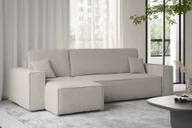 Narożniki - Sofa w kształcie L Best narożnik tkanina Abriamo ciemnobeżowy lewy - miniaturka - grafika 1