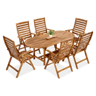 Meble ogrodowe - Zestaw Ogrodowy Drewniany Ak 190Sr/511K - miniaturka - grafika 1