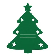 Obrusy i serwetki - Podkładka filc na sztućce CHOINKA 15 x 20 cm zielony - miniaturka - grafika 1