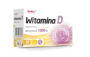 Witamina D 1000 Dr.Max, suplement diety, 60 kapsułek |   !! 3241741 - Witaminy i minerały - miniaturka - grafika 1