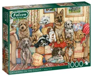 Puzzle - Jumbo Puzzle 1000 Falcon Zbiórka na kanapie G3 - miniaturka - grafika 1