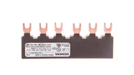 Bezpieczniki elektryczne - Siemens Szyna łączeniowa 3P widełkowa (6 mod.) do 2 wyłączników 3RV1915-1AB 3RV1915-1AB - miniaturka - grafika 1