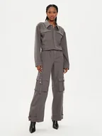 Kombinezony - Gestuz Kombinezon Mirza 10908721 Szary Relaxed Fit - miniaturka - grafika 1