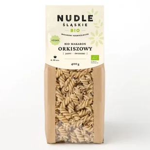 Makaron ORKISZOWY (jasny) świdry BIO 400g - Makaron - miniaturka - grafika 1