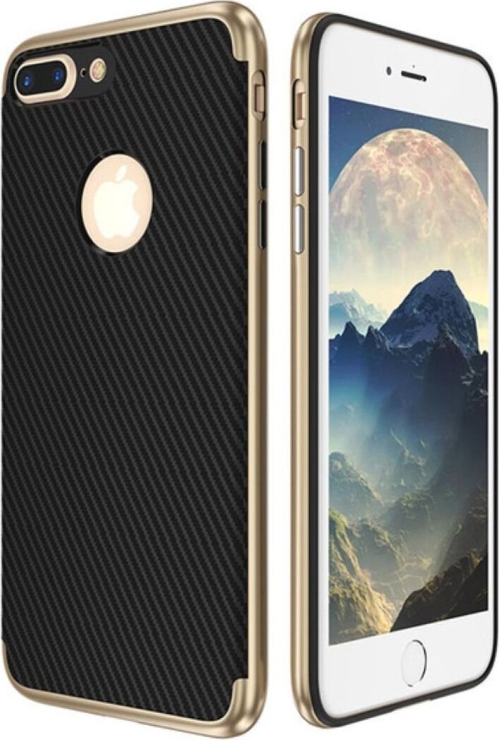 Hybrydowe silikonowe etui na telefon komórkowy Apple iPhone 8 Case Cover Bag Gold