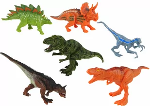 Zestaw Pojazdów Helikopter Dinozaury 8 Sztuk Kolorowe - Figurki dla dzieci - miniaturka - grafika 2