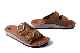 INBLU CP-54 026 piaskowy, klapki damskie - Inblu - Klapki i japonki damskie - miniaturka - grafika 1