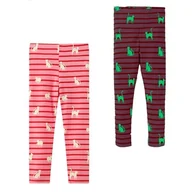 Spodnie damskie - CM-Kid Legginsy Casual Damskie Spodnie Dziewczyny Dziecko, Striscia Różowy, 6-7 lat - miniaturka - grafika 1