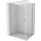 Kabiny prysznicowe - Mexen Mist-B kabina prysznicowa uchylna 90 x 100 cm, transparent, chrom - 8A2T-090-100-01-00 - miniaturka - grafika 1