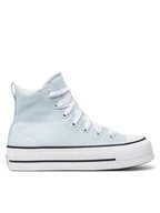 Trampki damskie - Converse Trampki Chuck Taylor All Star Padded Lift Platform A10452C Szary - miniaturka - grafika 1