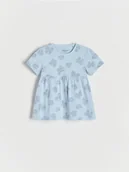 Bluzki dla niemowląt - Reserved - Bawełniany t-shirt - jasnoniebieski - miniaturka - grafika 1