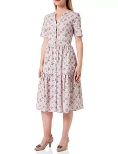 BERWIN & WOLFF TRACHT FOLKLORE LANDHAUS Sukienka damska, Szary z różowym, 44 - Sukienki - miniaturka - grafika 1