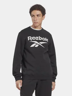Bluza bez kaptura męska Reebok Identity Big 100050269 M Czarna (4066751148275) - Bluzy męskie - miniaturka - grafika 1