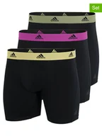 Majtki męskie - adidas Bokserki (3 pary) w kolorze czarnym - miniaturka - grafika 1