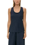 Koszulki i topy damskie - S.OLIVER RED LABEL Top w kolorze granatowym - miniaturka - grafika 1