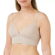 Biustonosze - Athena - Biustonosz damski Easy Second Skin Bustier - Biustonosz z fiszbinami, zakrzywiony i idealny biustonosz - Ultra Stretch mikrofibra, Kawa Latte, S - miniaturka - grafika 1