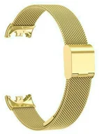 Akcesoria do smartwatchy - STALOWA BRANSOLETA DO XIAOMI MI BAND 8 / MI BAND 9 / 10 ZŁOTA - miniaturka - grafika 1