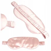 Akcesoria do bielizny - Jedwabna Opaska Na Oczy Loczka Luksus I Komfort Snu, Kolor Jasnoróżowy - miniaturka - grafika 1