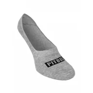 Odzież taktyczna i umundurowanie - Skarpetki stopki PITBULL No Show Pitbull cienkie (3-pak) - Szary Melanż 43/46 - miniaturka - grafika 1