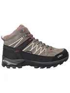 Buty trekkingowe męskie - CMP Skórzane botki trekkingowe "Rigel Mid" w kolorze szarobrązowym - miniaturka - grafika 1