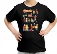 Moda i Uroda OUTLET - Czarna Koszulka Dziecięca T-shirt z Nadrukiem Sąsiedzi PAT I MAT r. 110 #5 - miniaturka - grafika 1