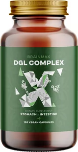 BrainMax DGL Complex (lukrecja pozbawiona glicyryzyny), 100 kapsułek roślinnych - Witaminy i minerały - miniaturka - grafika 1