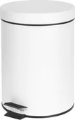 Kosze na śmieci - Kosz na śmieci Teesa na pedał biały TSA0405 - miniaturka - grafika 1