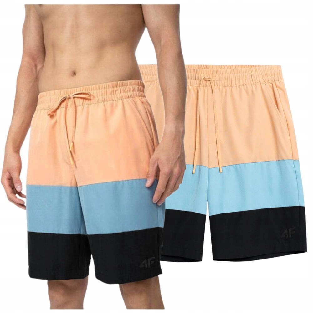 4F Spodenki Kąpielowe Męskie Szorty Plażowe Rozmiar M