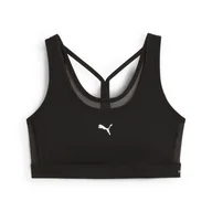 Biustonosze - Damski Stanik sportowy PUMA 4KEEPS CLOUDSPUN BRA 52668601 – Czarny - miniaturka - grafika 1
