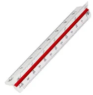 Przybory szkolne - Leniar Linijka skalówka 15cm 20011 1:10,20,25,30,40,50 li 0390333 - miniaturka - grafika 1