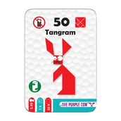 Gry planszowe - Podróżne łamigłówki The Purple Cow - 50 Tangram uniw - miniaturka - grafika 1