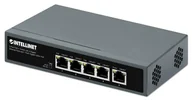 Pozostałe akcesoria sieciowe - Intellinet 562010 łącza sieciowe Nie zarządzany Gigabit Ethernet (10/100/1000) Obsługa PoE Czarny - miniaturka - grafika 1