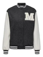 Kurtki damskie - ONLY Kurtka bomber 15294005 Szary Regular Fit - miniaturka - grafika 1