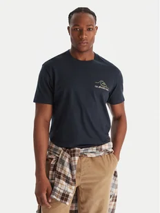 Quiksilver T-Shirt Light Waves SS EQYZT08175 Granatowy Comfort Fit - Koszulki męskie - miniaturka - grafika 1