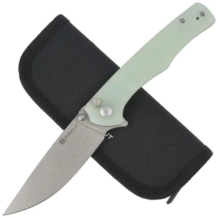 Nóż składany Sencut Crowley Natural G10, Stonewashed D2 (S21012-1) - Noże - miniaturka - grafika 4
