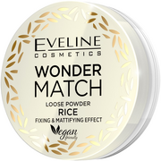 Pudry do twarzy - Eveline Wonder MATCH loose powder Rice Utrwalająco-matujący ryżowy puder sypki 6g 55294-uniw - miniaturka - grafika 1