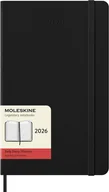 Kalendarze - MOLESKINE kalendarz 2026 CZARNY LARGE HARD DZIENNY (13x21) - miniaturka - grafika 1