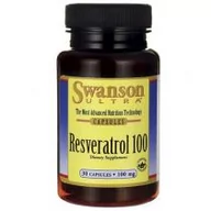 Serce i układ krążenia - Swanson, Usa Resweratrol 100 mg - suplement diety 30 kaps. - miniaturka - grafika 1