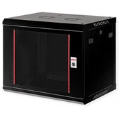 Szafy rack - ROLINE Wandgehouse Basic Plus 48,26cm 19-Zoll 9HE 600x450 BxT schwarz - miniaturka - grafika 1